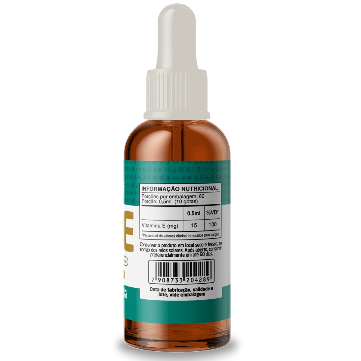 Vitamina E 1000UI - Acetato de Tocoferol - 30ml