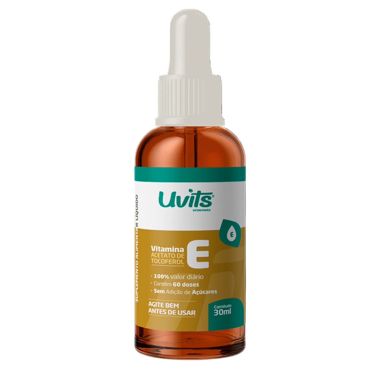 Vitamina E 1000UI - Acetato de Tocoferol - 30ml