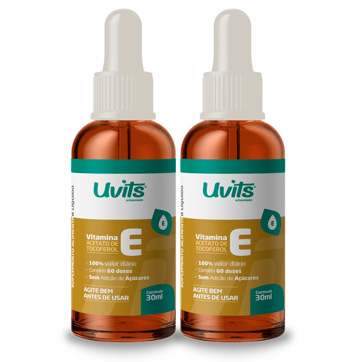 Vitamina E 1000UI - Acetato de Tocoferol - 30ml