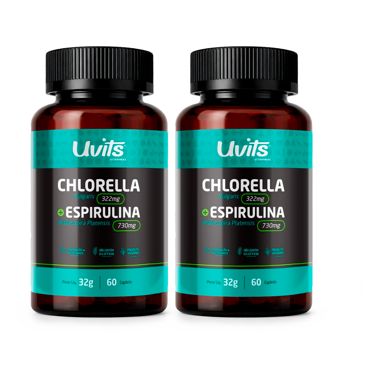 Chlorella + Espirulina 60 Caplets
