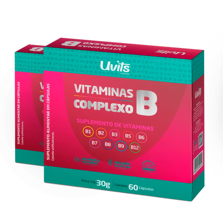 Vitaminas Complexo B 60 Cápsulas
