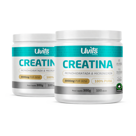 Creatina Monohidratada 300g Uvits