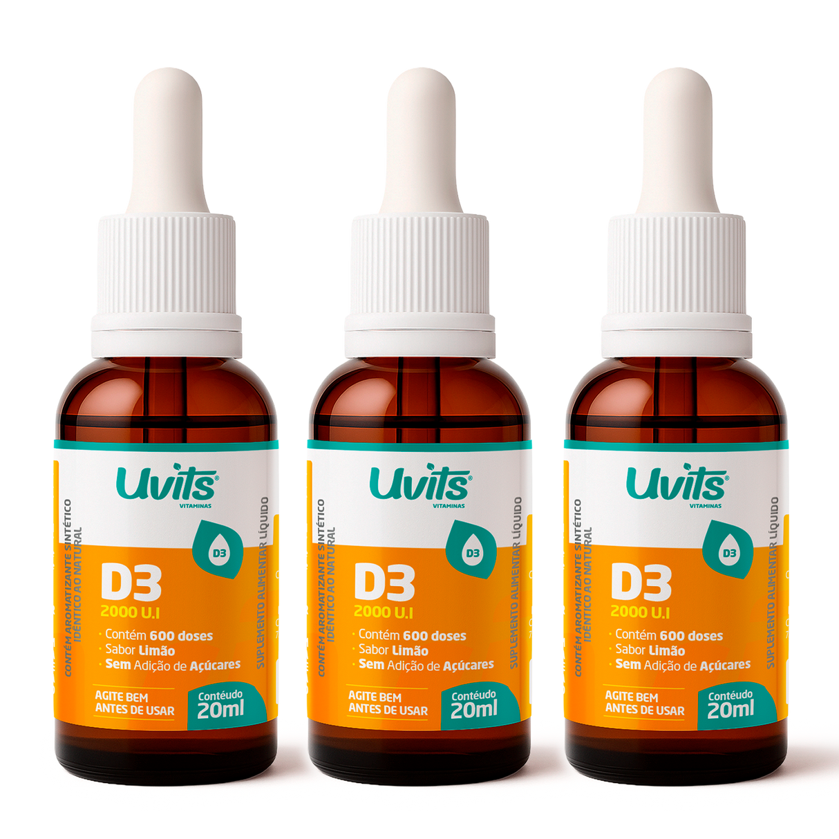 Vitamina D3 2000UI Uvits 20ml