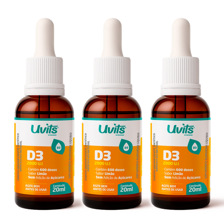 Vitamina D3 2000UI Uvits 20ml