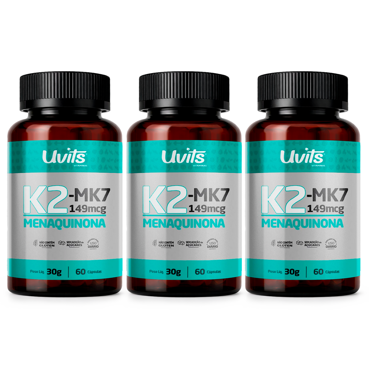 Vitamina K2 MK7 60 Cápsulas
