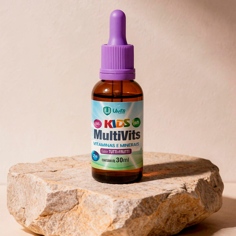 MultiVits Kids 30ml - Vitaminas e Minerais Sabor Tutti-Frutti
