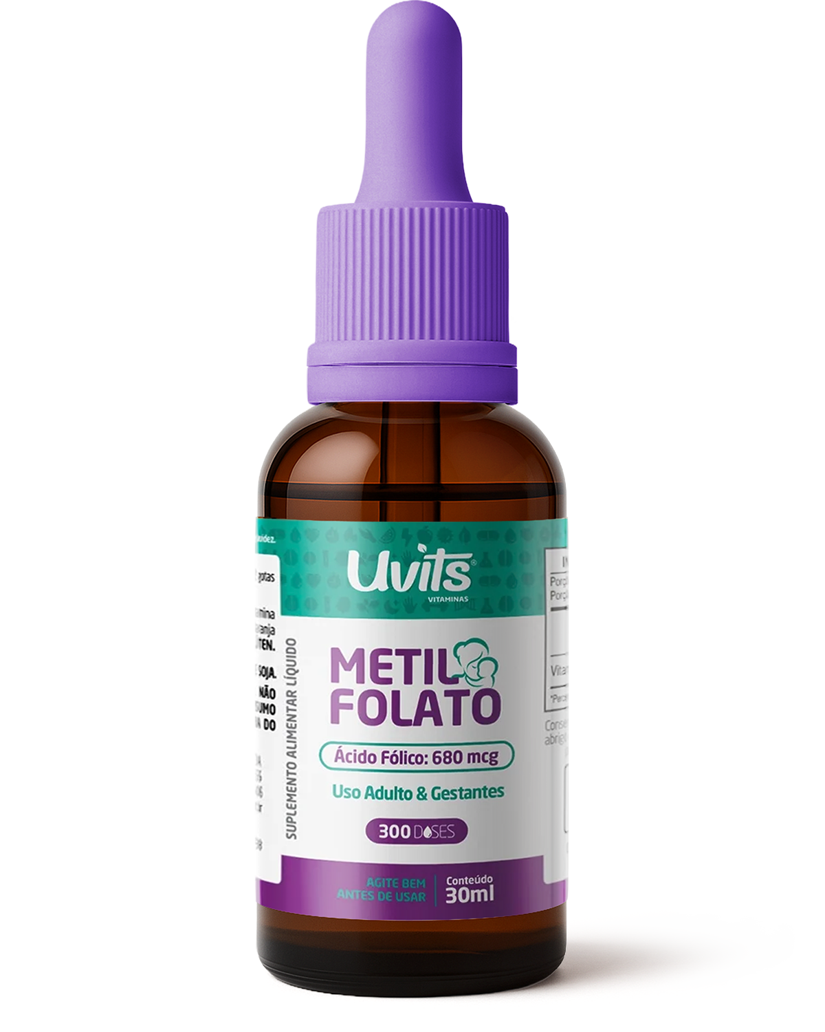 Metilfolato - Ácido Folico 680mcg - 20ml