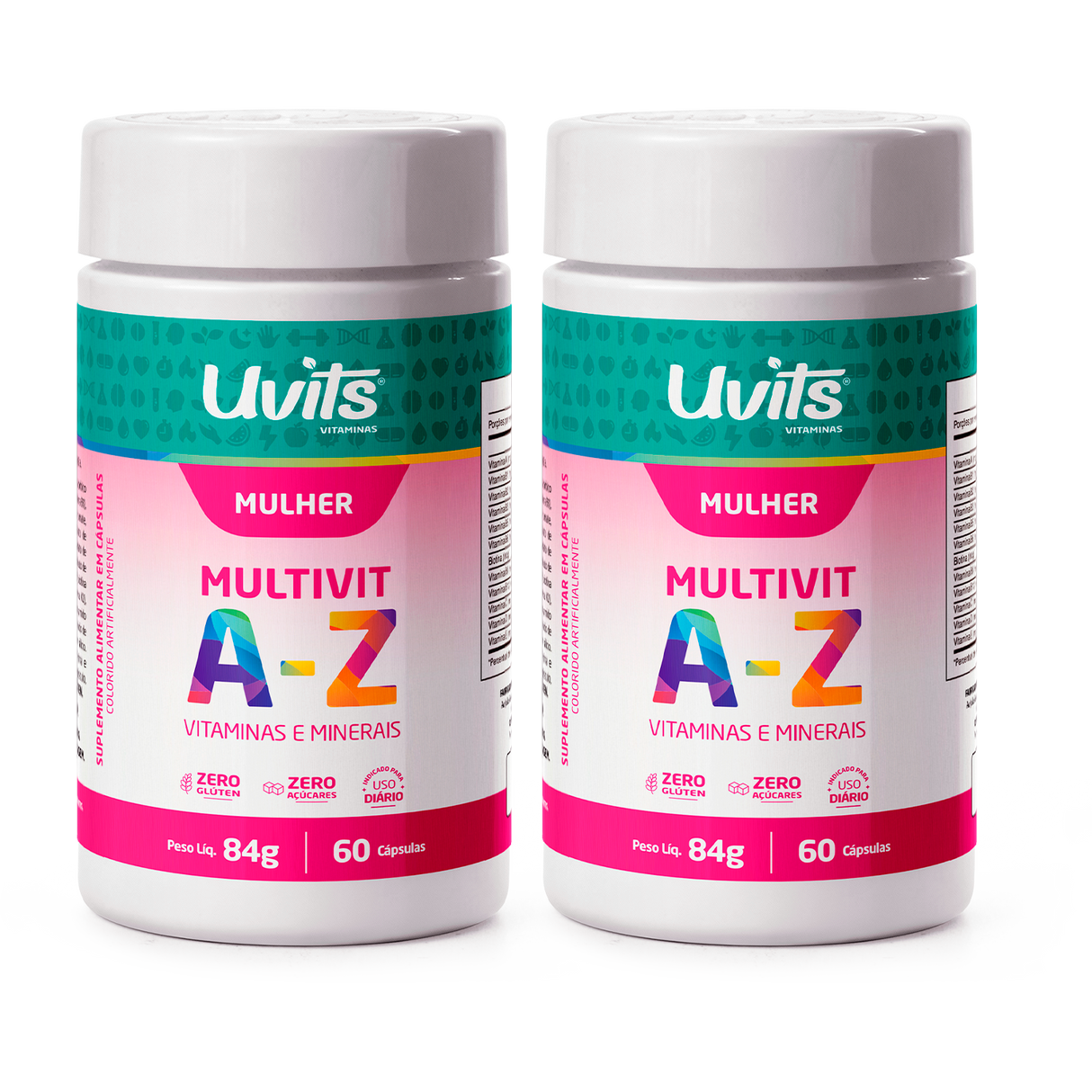 Multivitamínico A-Z para Mulheres – Energia, Imunidade e Equilíbrio Nutricional – 60 Comprimidos
