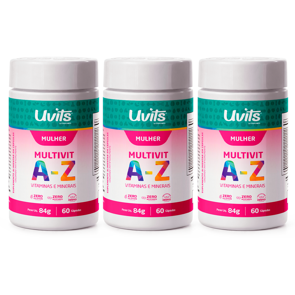 Multivitamínico A-Z para Mulheres – Energia, Imunidade e Equilíbrio Nutricional – 60 Comprimidos