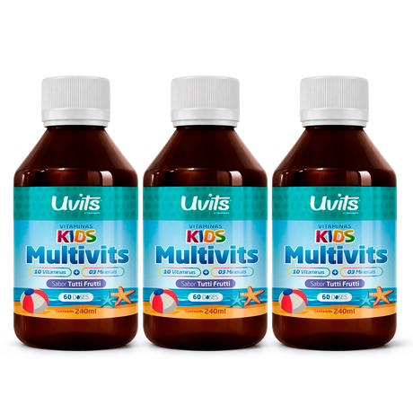 Multivits Xarope 240ml Kids Uvits