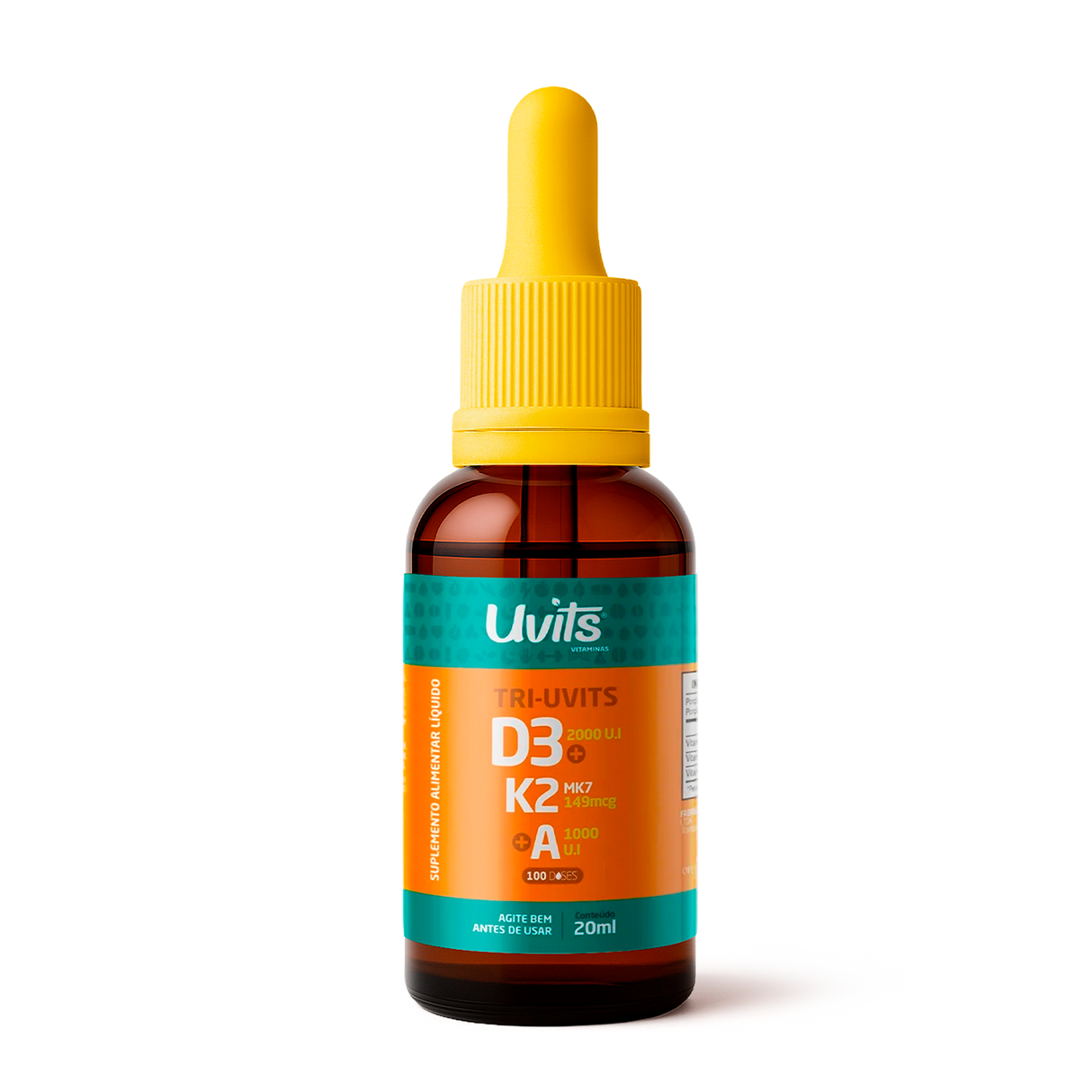 Tri-Uvits D3 2000UI + K2 MK7 149mcg + A 1000UI 20ml