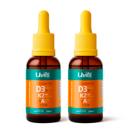 Tri-Uvits D3 2000UI + K2 MK7 149mcg + A 1000UI 20ml