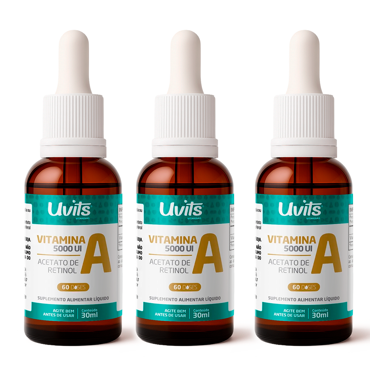 Vitamina A 5000UI - Acetato de Retinol - 30ml