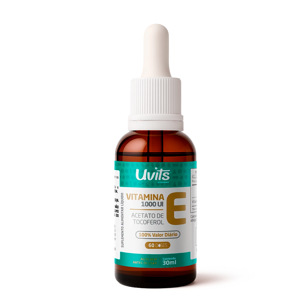 Vitamina E 1000UI - Acetato de Tocoferol - 30ml