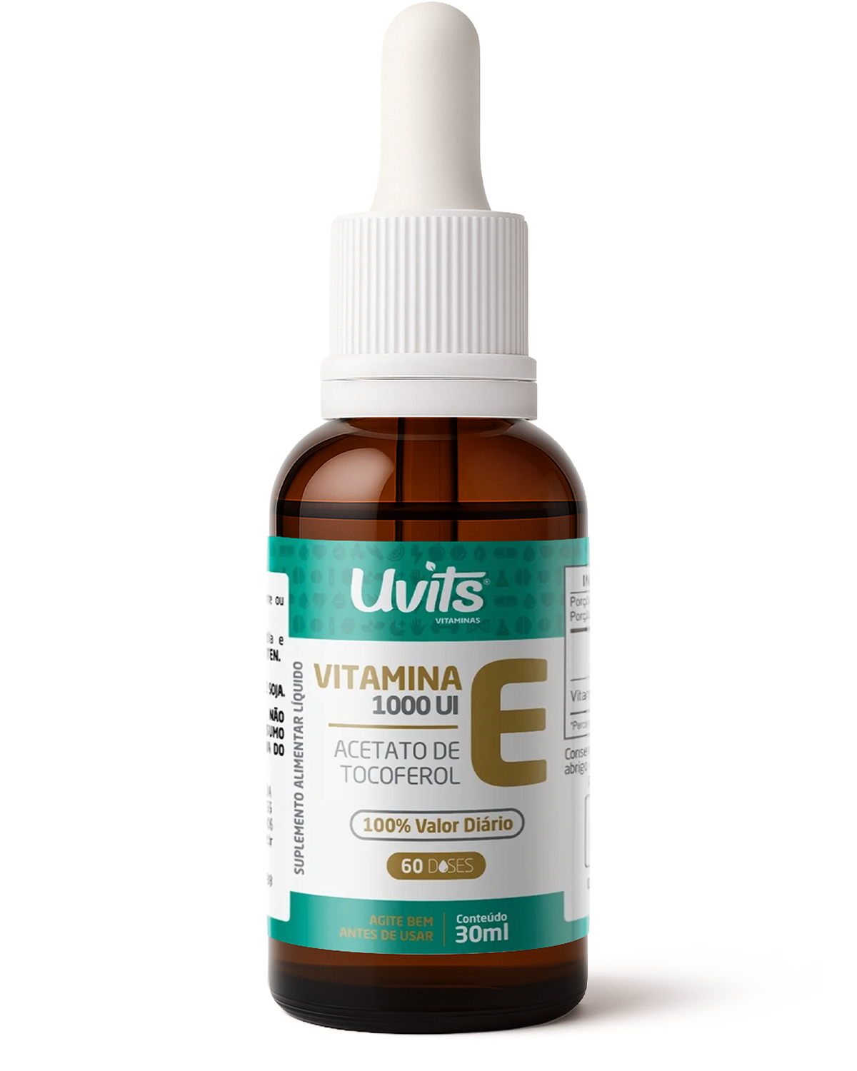 Vitamina E 1000UI - Acetato de Tocoferol - 30ml