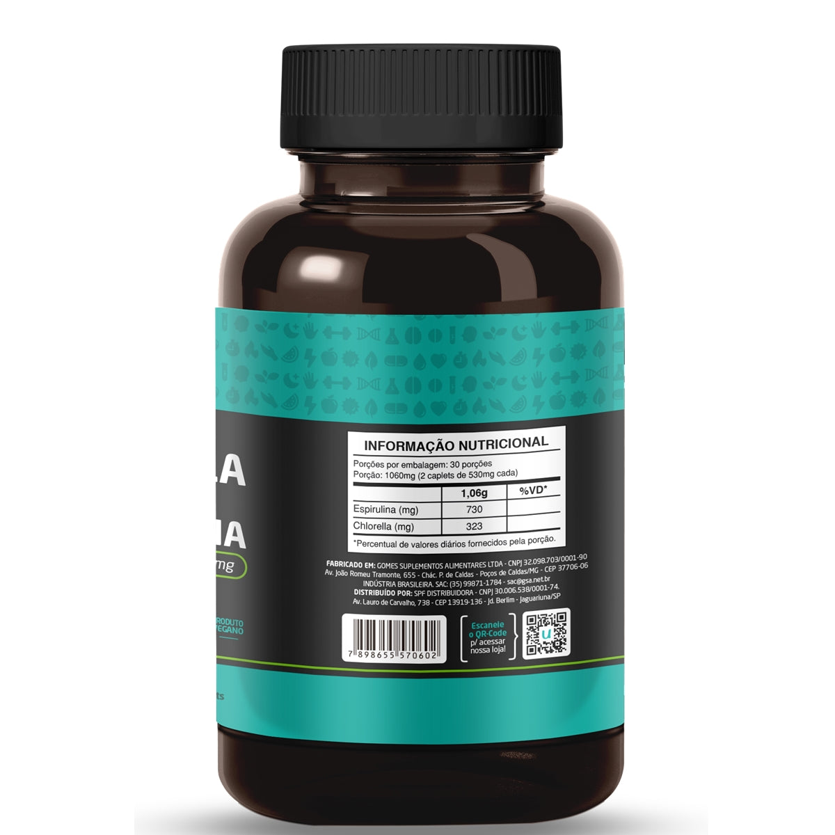 Chlorella + Espirulina 60 Caplets