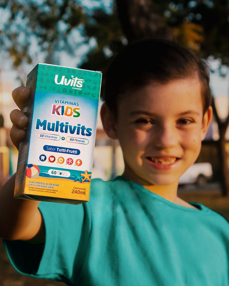 Linha Kids - Vitaminas para crianças Uvits