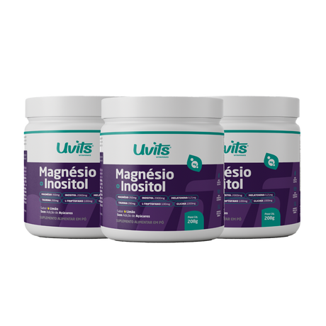 Magnésio Inositol 208G Sabor Limão