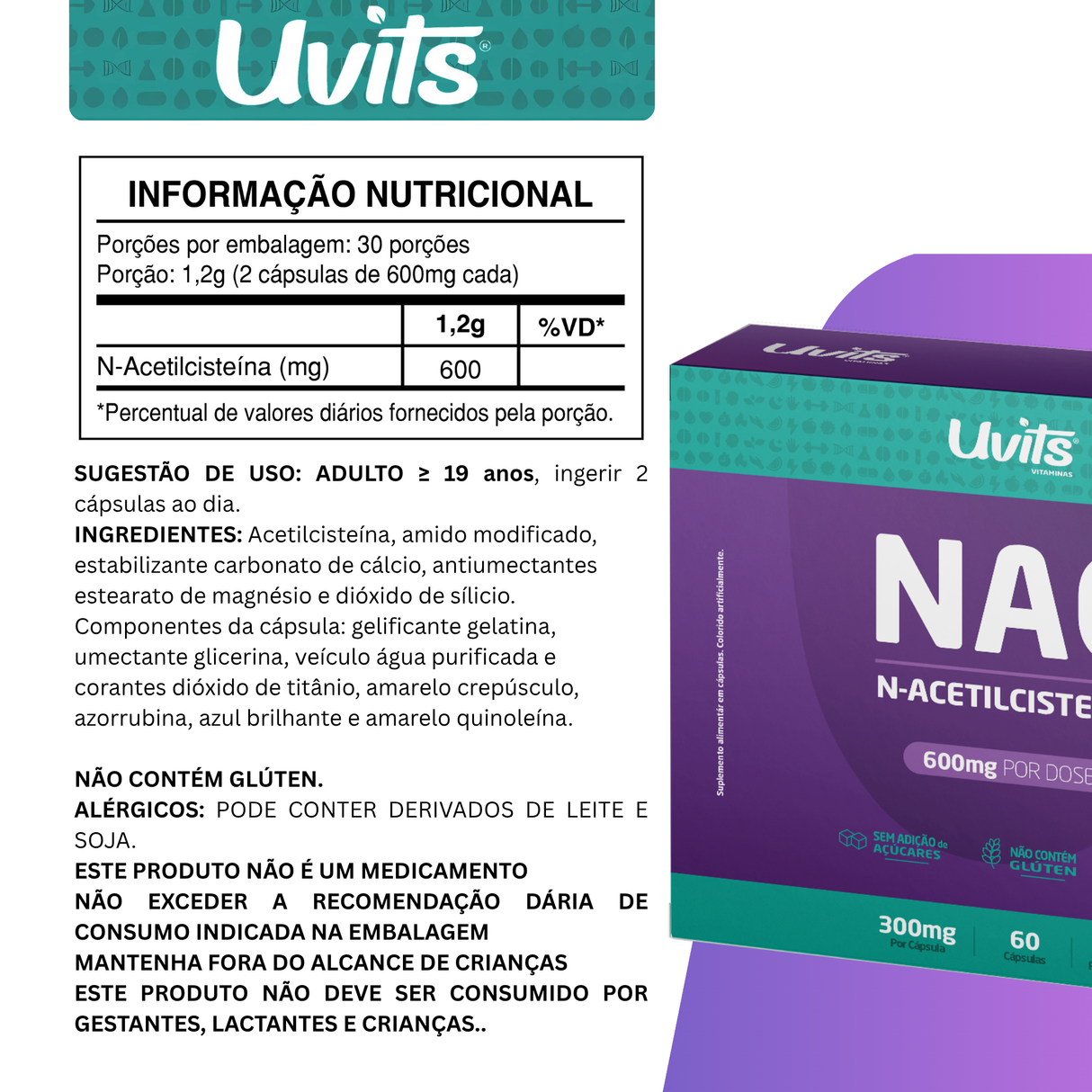 Kit Pós-Caneta - Creatina, Complexo B, NAC e Ferro Ultra