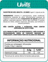 Vitamina K2 MK7 60 Cápsulas