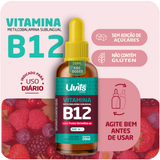 Vitamina B12 - Metilcobalamina (Sabor Frutas Vermelhas) - 20ml