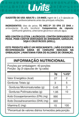 Omega 3 Ultra Concentrado 120 Capsulas Uvits