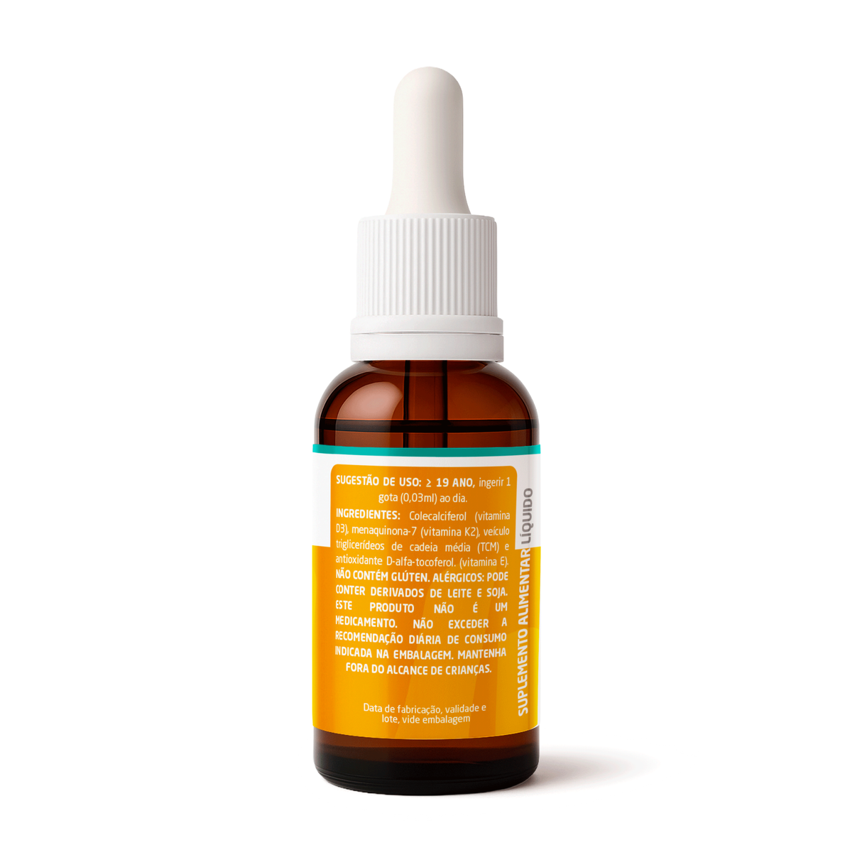 Vitamina D3 2000UI K2 MK7 24mcg  - 600 Doses 20ml