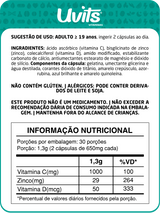 Vitamina C D Z 60 Capsulas Uvits