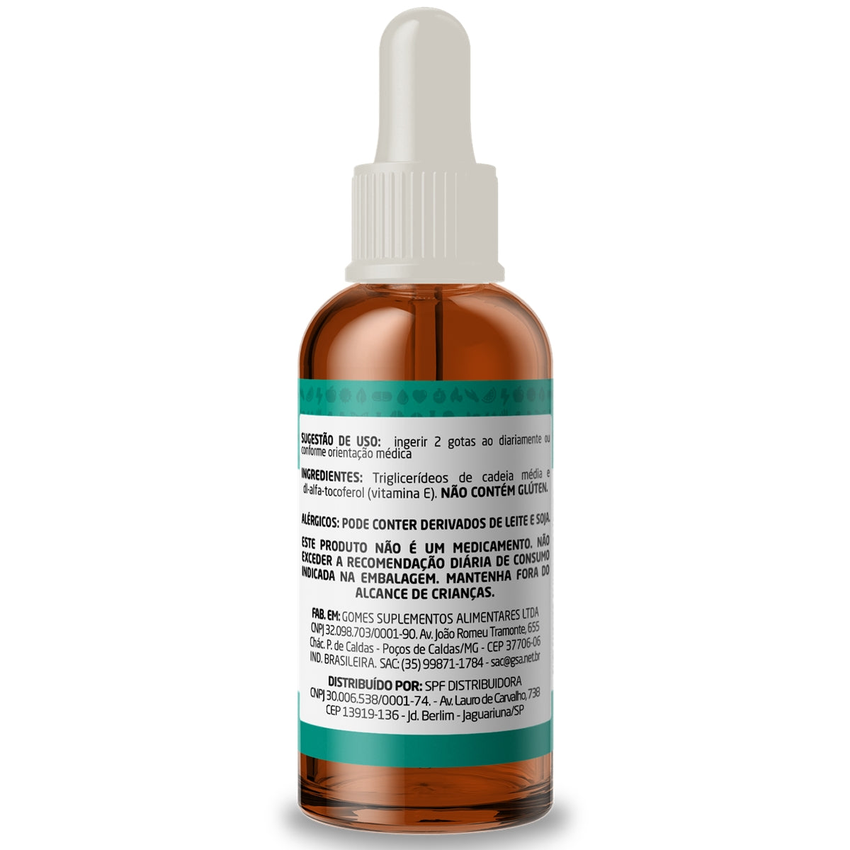 Vitamina E 1000UI - Acetato de Tocoferol - 30ml
