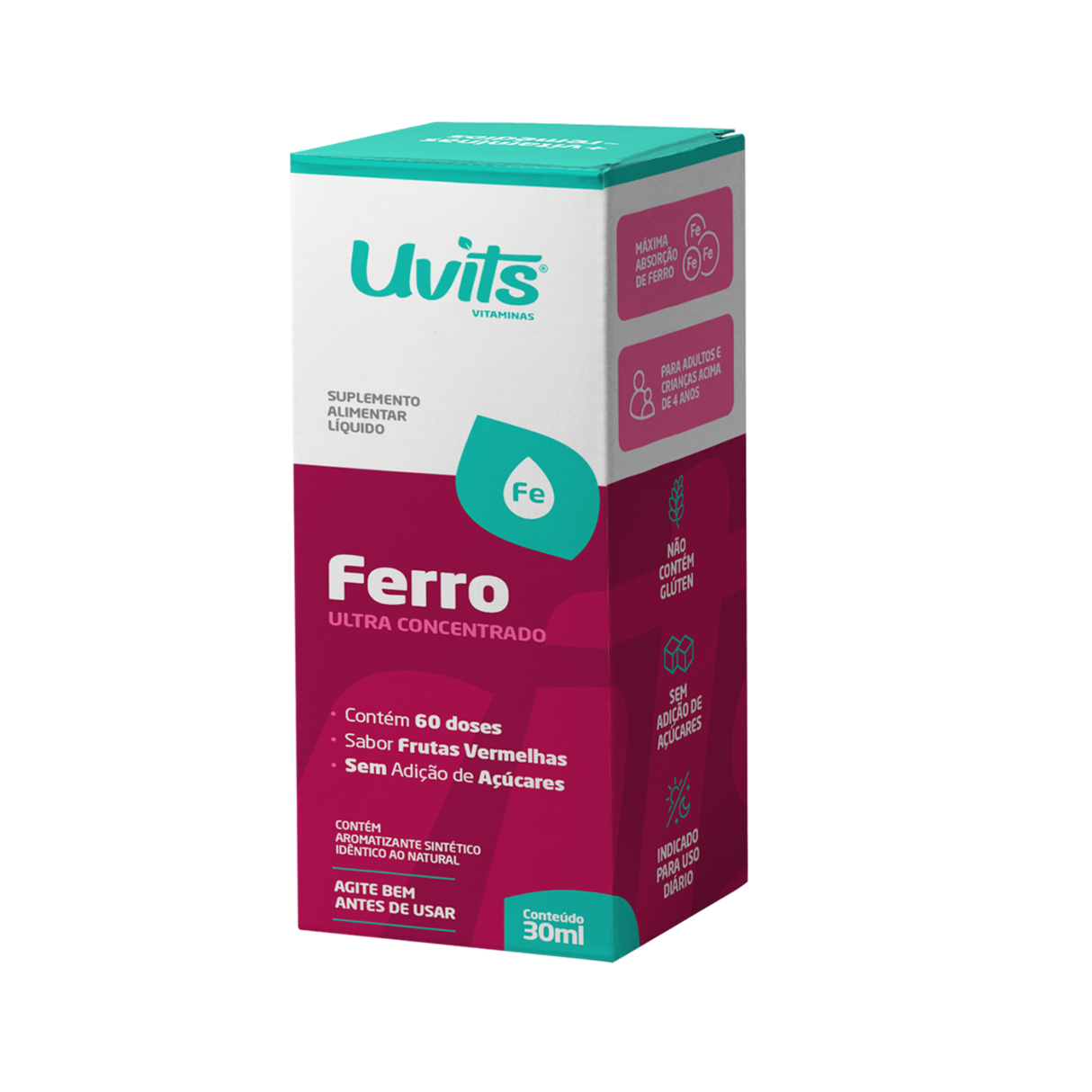 Ferro Bisglicinato Ultra Concentrado 30ml