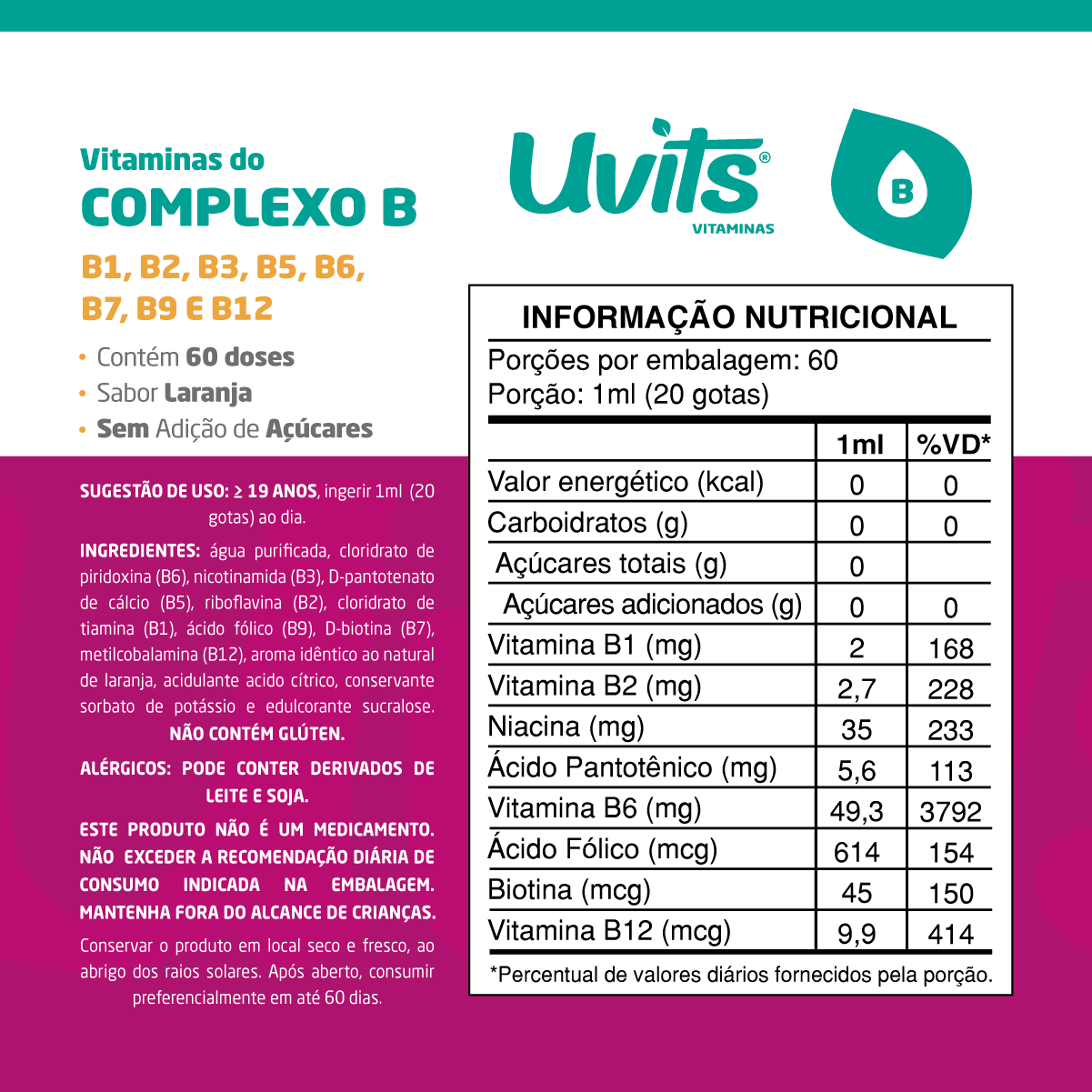 Complexo B 60ml