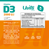 Vitamina D3 2000UI Uvits 20ml
