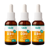 Vitamina D3 2000UI K2 MK7 24mcg  - 600 Doses 20ml