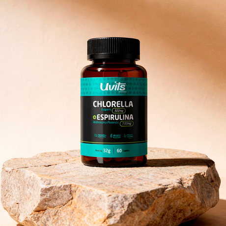 Chlorella + Espirulina 60 Caplets Uvits