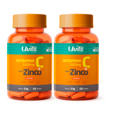 Vitamina C Zinco 60 Capsulas Uvits