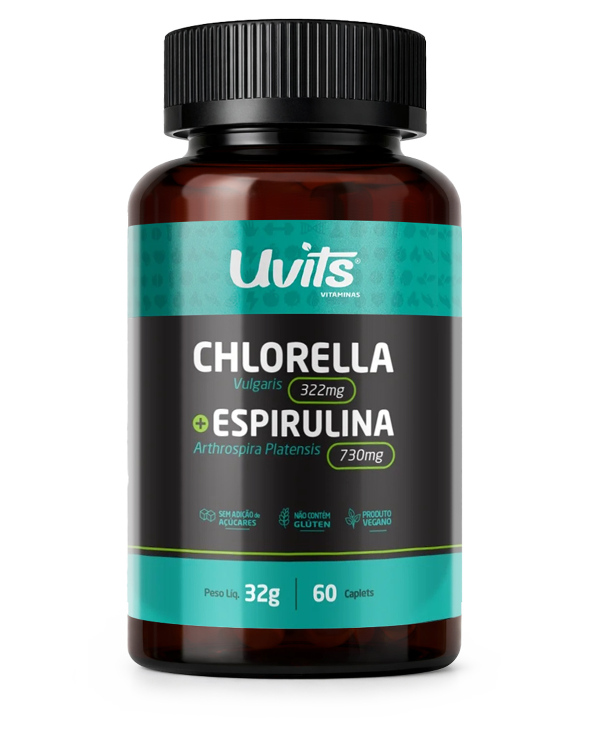 Chlorella + Espirulina 60 Caplets