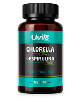 Chlorella + Espirulina 60 Caplets