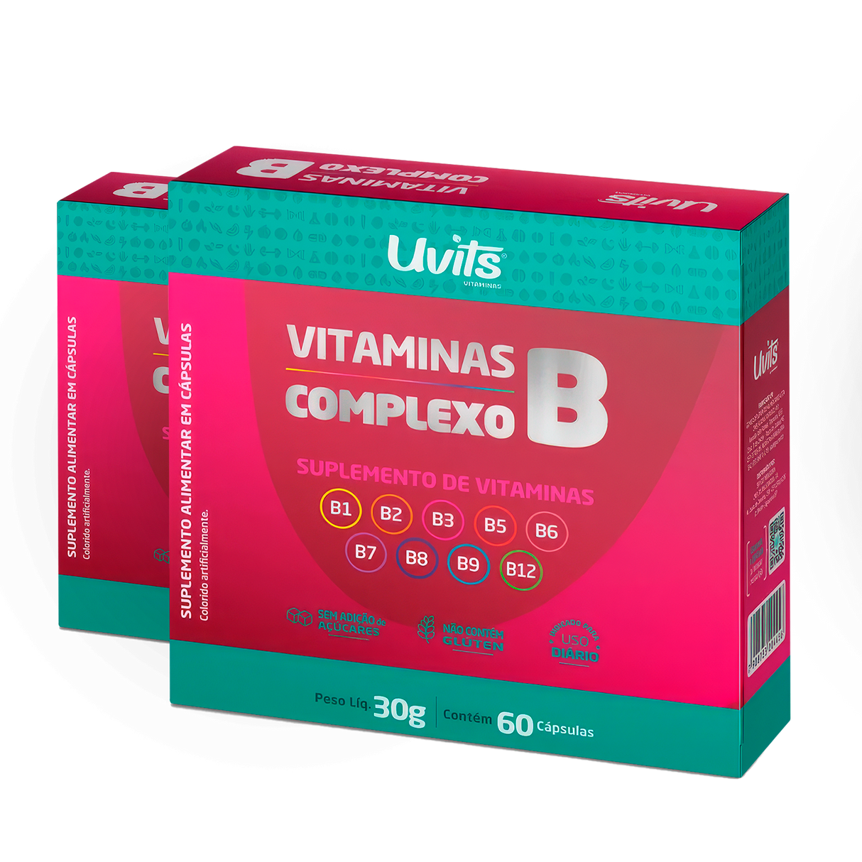 Vitaminas Complexo B 60 Cápsulas