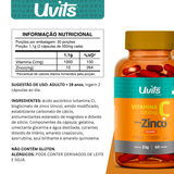 Vitamina C Zinco 60 Capsulas Uvits