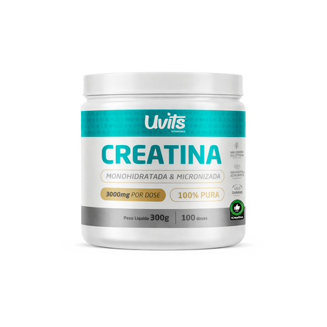 Creatina Monohidratada 300g Uvits