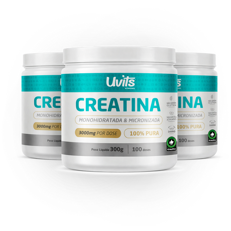 Creatina Monohidratada 300g Uvits