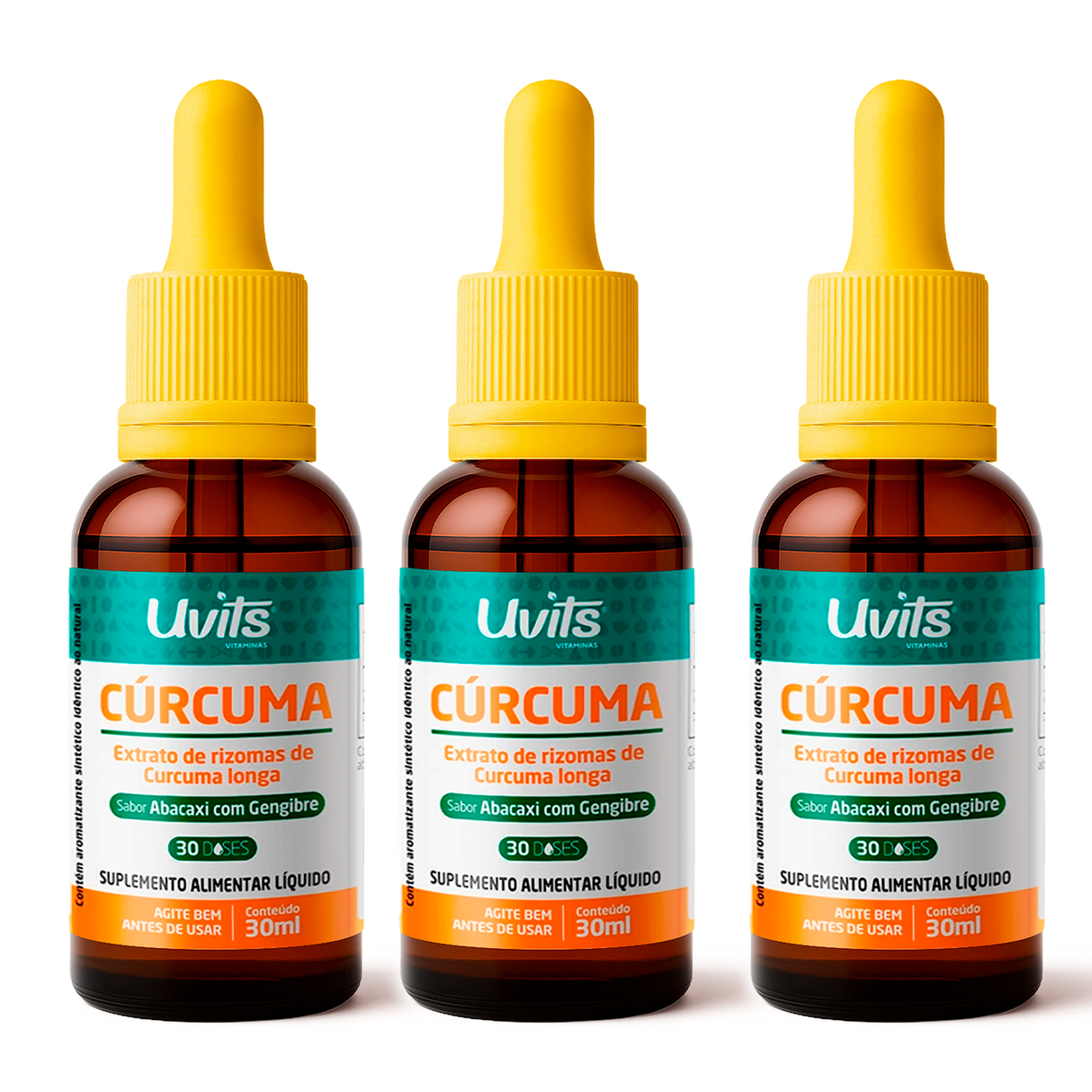 CÚRCUMA GOTAS FRASCO 30ML UVITS