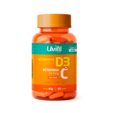Vitamina D3 C 90 Capsulas Uvits