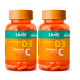 Vitamina D3 C 90 Capsulas Uvits