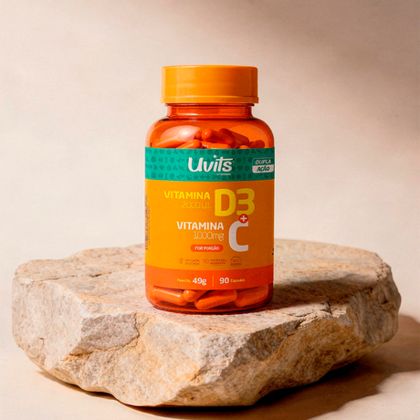 Vitamina D3 C 90 Capsulas Uvits