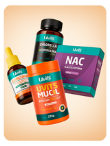 Kit Detox - NAC, Cúrcuma e Chlorella