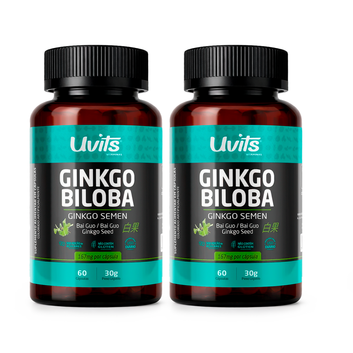 Ginkgo Biloba 60 Capsulas Uvits