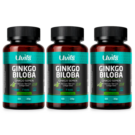 Ginkgo Biloba 60 Capsulas Uvits