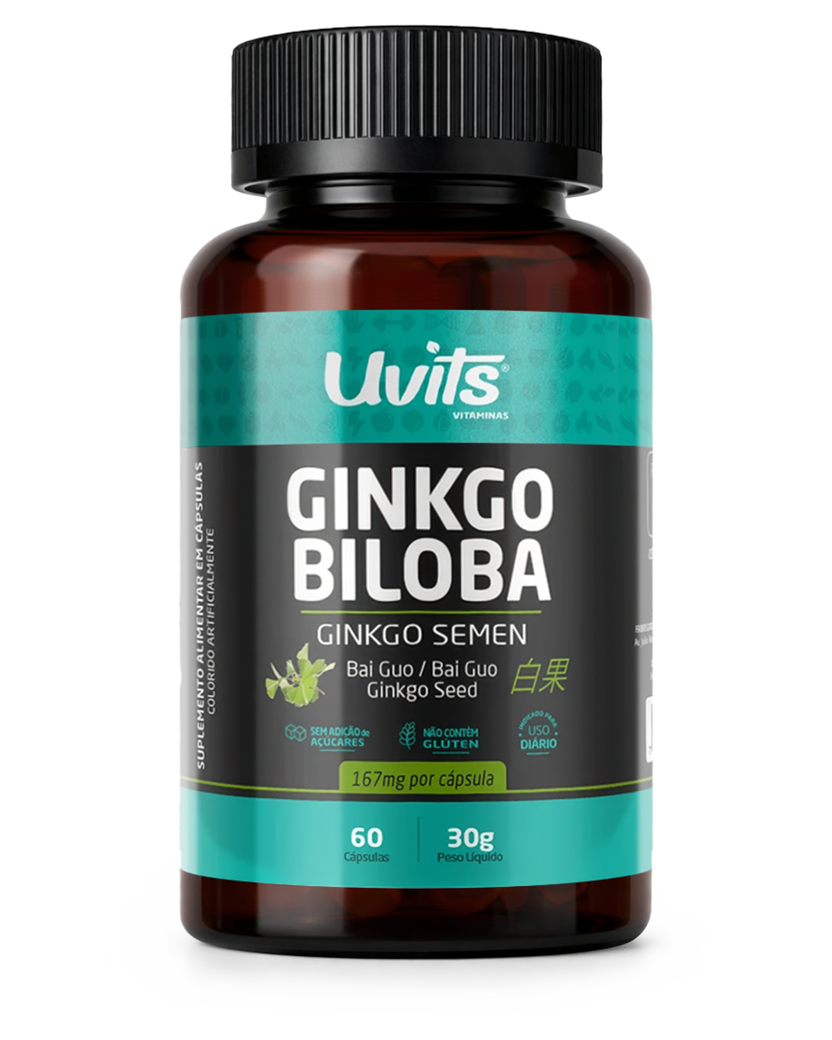 Ginkgo Biloba 60 Capsulas Uvits