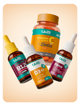 Kit Imunidade - D3+K2, B12, Ferro e Vitamina C+Zinco